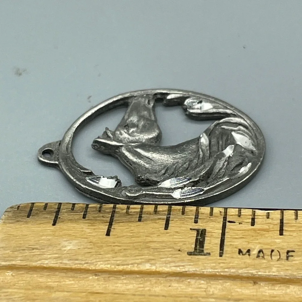 Vintage 1996 Siskiyou Inc Pewter Horse Head Pendant Western Equestrian Charm 53